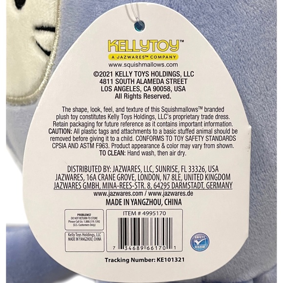 Squishmallows Official Kellytoys 7.5 Inch Karina in Stacy the Squid Costume NWT - Picture 5 of 7